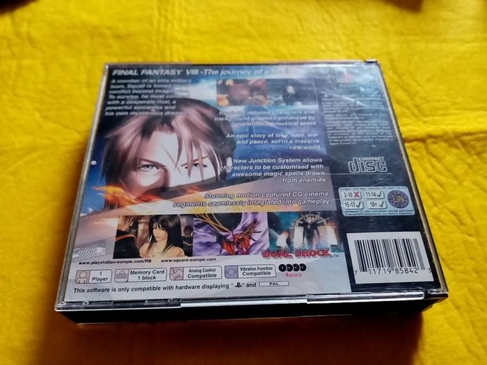 Final Fantasy VIII PlayStation 1 Ps1 PlayStation 2 ps2 games Original