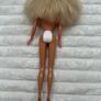 Vintage Body 1966 Mattel Barbie Blonde Hair Pink Earrings Ring Used Damaged Neck Dirty Please see pictures Image 10