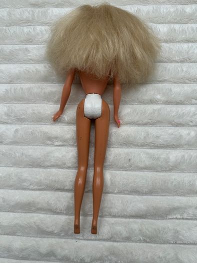 Vintage Body 1966 Mattel Barbie Blonde Hair Pink Earrings Ring Used Damaged Neck Dirty Please see pictures
