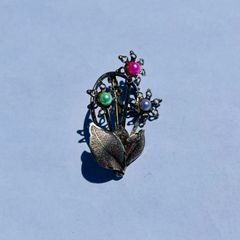 Vintage Floral Brooch