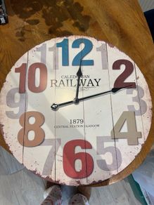 Colourful kitchen clock