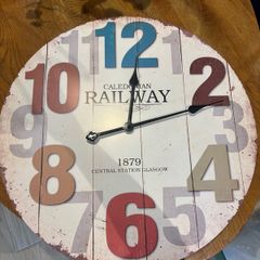 Colourful kitchen clock