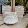 Vintage white pottery Image 10