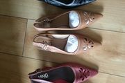 2 pairs Mango slingback shoes size 36