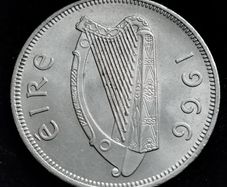 Ireland - 1966 - Florin - Salmon - KM.15a - [2537]