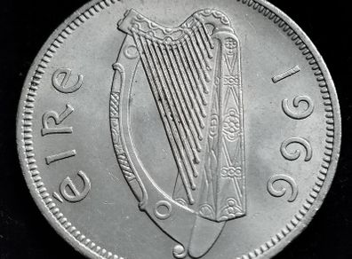 Ireland - 1966 - Florin - Salmon - KM.15a - [2537]