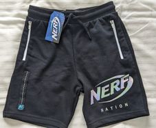 New with tags Boys nerf shorts 7-8yrs