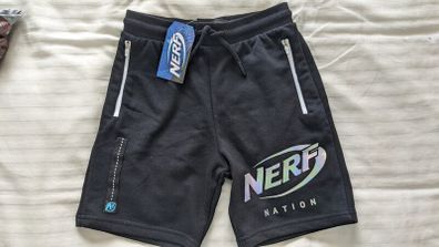 New with tags Boys nerf shorts 7-8yrs