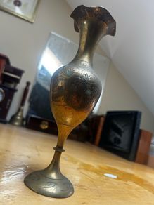Vintage brass candle Holder