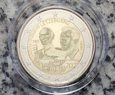 Luxembourg 2 Euro Base Metals Uncirculated Coin 2021 - Centenary of the Birth of Grand Duck Jean (Photo) - 2 Euro Commemorative Coin