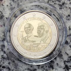 Luxembourg 2 Euro Base Metals Uncirculated Coin 2021 - Centenary of the Birth of Grand Duck Jean (Photo) - 2 Euro Commemorative Coin