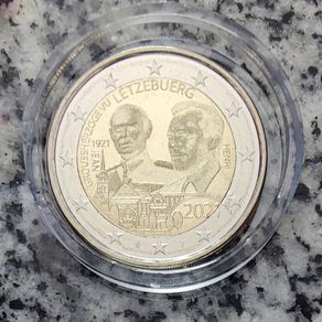 Luxembourg 2 Euro Base Metals Uncirculated Coin 2021 - Centenary of the Birth of Grand Duck Jean (Photo) - 2 Euro Commemorative Coin