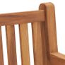 Garden Bench 240 cm Solid Teak Wood Image 6