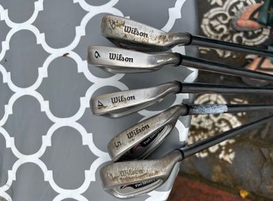 Wilson golf irons  etc
