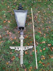 large antique lamp