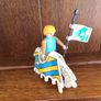 Vintage 1974 Playmobil Geobra battle horse and figure Image 2