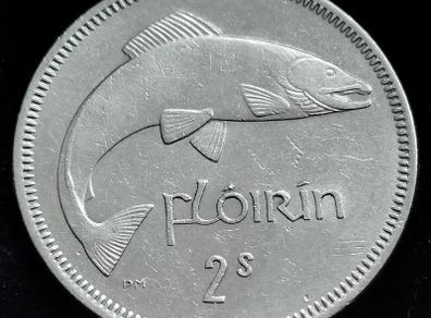 Ireland - 1965 - Florin - Salmon - KM.15a - [2459]