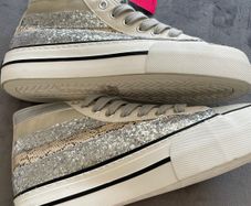 D. Franklin Glitter High-Top Sneakers - Size 40 - New with Tags