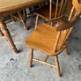 Wood Tabld and 6 chairs Image 4