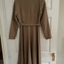 Elegant blazer dress in beige color Image 3