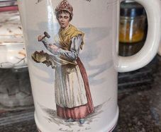 Vintage 1 Ltr German beer stein