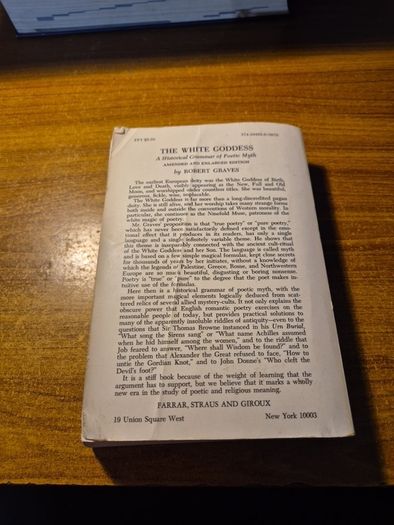 The White Goddess. Robert Graves