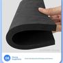 Black EVA Foam Sheet 100x50cm 15mm Thick DIY Crafts Padding Image 2