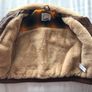 Boys Brown Leather Jacket Image 3