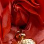 YSL amber coloured glass pendant Image 4