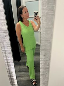 Knit co ord trouser set