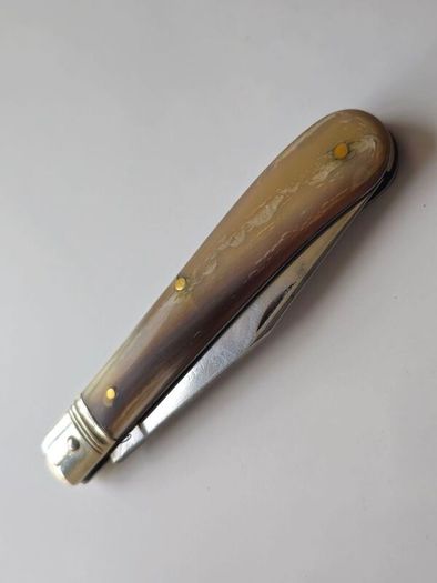 Antique 1930s Victoria Victorinox Swiss Army Knife Farmers Knife with Buffalo Horn handle Rare Collectable