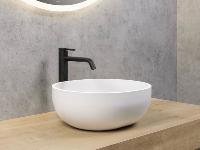 Matt White Countertop Washbasin