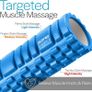 Core Balance Foam Roller For Deep Tissue Muscle Massage, Trigger Point Grid Sports Massager, Fitness Gym Physio Image 2