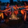 Outsunny outdoor fire pit with lid brand new Image 6