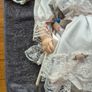 Vintage Irish Porcelain Doll with Flower Wreath and Pinwheel Vintage Image 4
