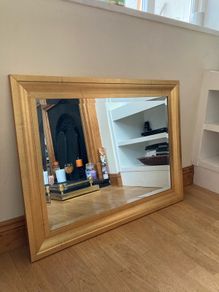 Gold rimmed mirror