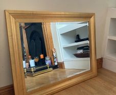 Gold rimmed mirror