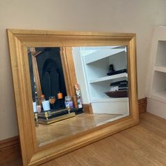 Gold rimmed mirror