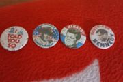 JFK original voting pins badges