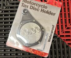 motorcycle tax disc holder