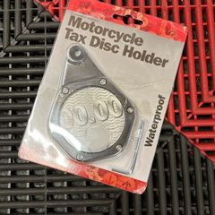 motorcycle tax disc holder