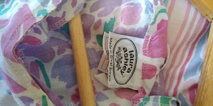 vintage Laura Ashley dress