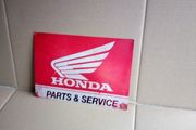 Honda Parts And Service sign classic car bike garage sign