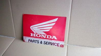 Honda Parts And Service sign classic car bike garage sign