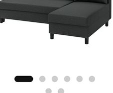 L-shaped corner sofa bed with storage