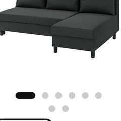 L-shaped corner sofa bed with storage