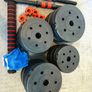 30kg Adjustable Dumbbell & Barbell Set Image 4