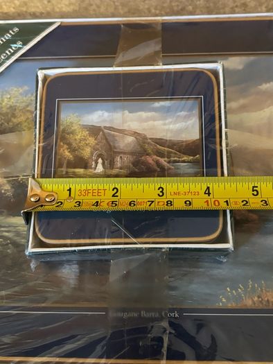 Vintage John Hinde The Irish View Collection Gougane Barra Quality Tablemats & Coasters Set of 6
