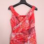 Lipsy Orange Tropical Floral Off-the-Shoulder Bardot Midi Dress 10UK/38EU Image 8