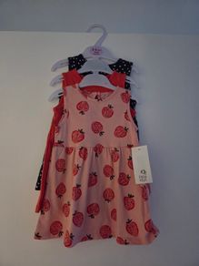3-6m, With Tags Bundle of 3 F&F Baby Dresses